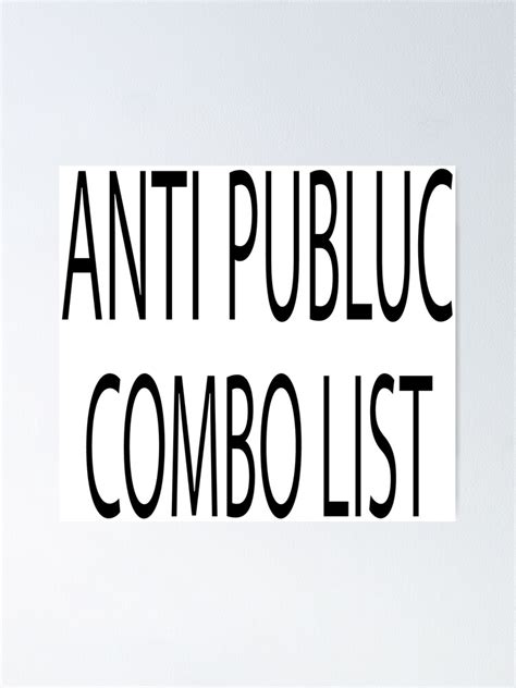 If you have any questions, speak with your pediatrician. . Anti public combo list